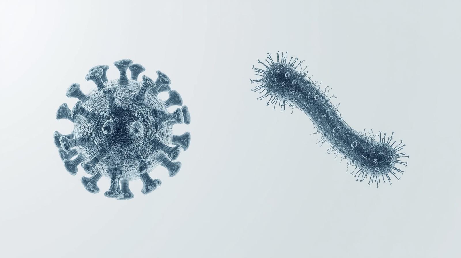 Differences Between Bacteria and Viruses