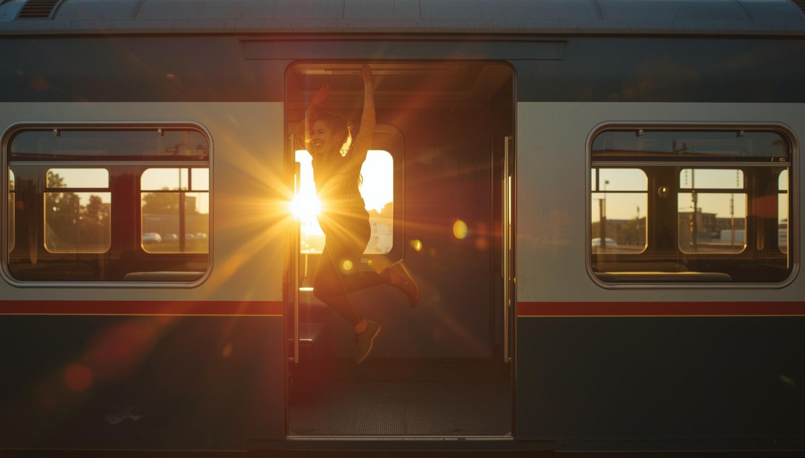 Why Land in the Same Spot When Jumping Inside a Moving Train